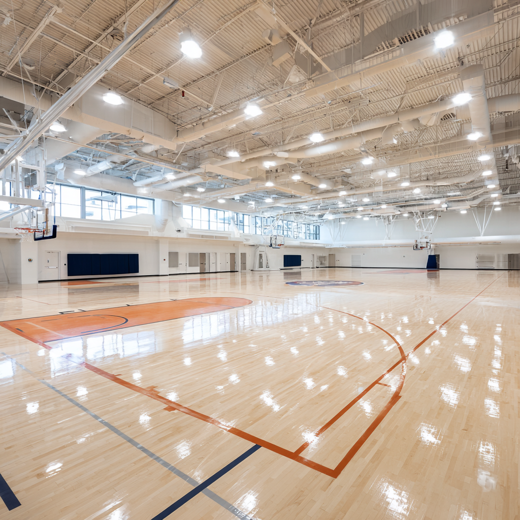 Yoga and wellness studio with natural light at MDI Helpline in Centerville, Ohio